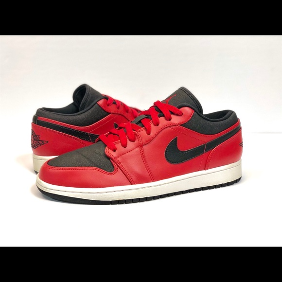 jordan 1 retro low gym red black